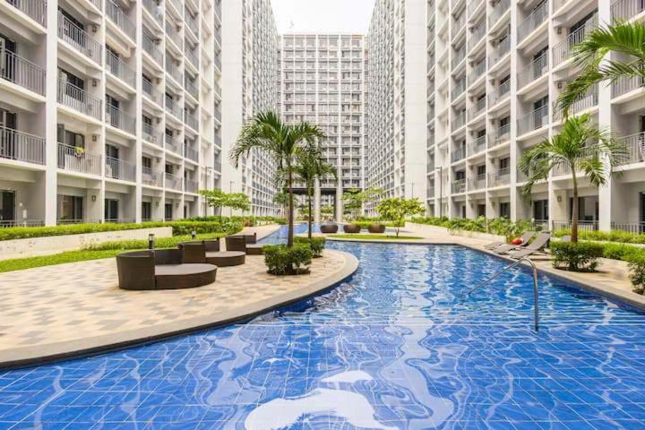 Shore 2 Residences 1Br Deluxe Room In Moa Complex Manilla Buitenkant foto